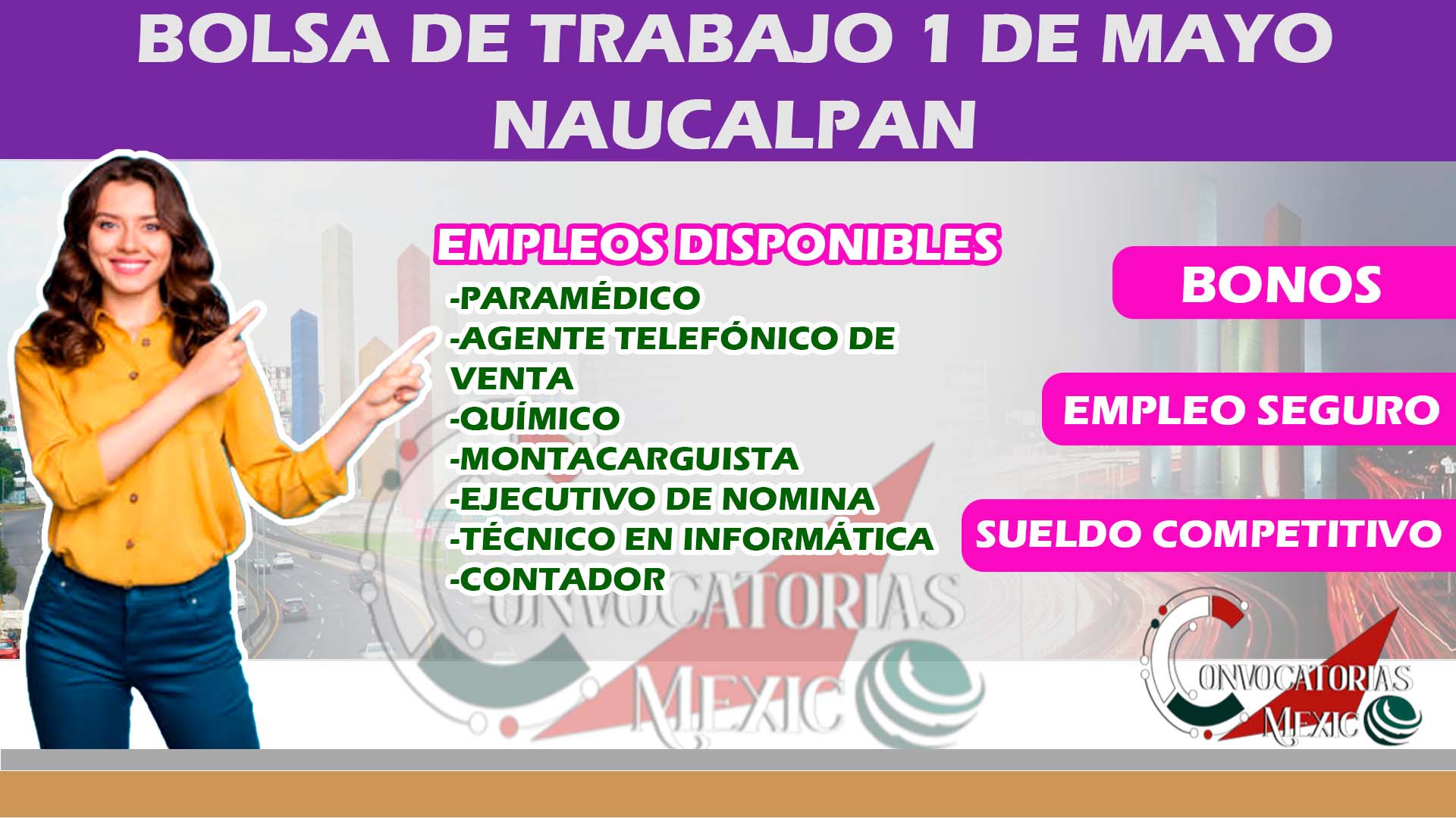 trabajos naucalpan sin experiencia