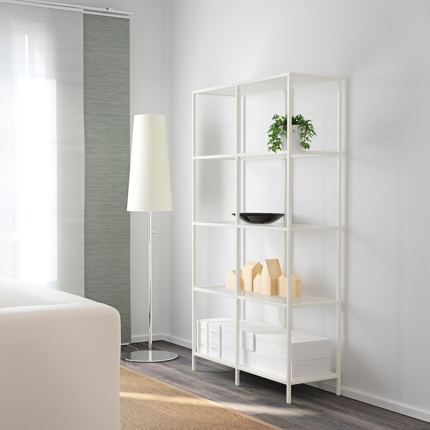 ikea white shelving units