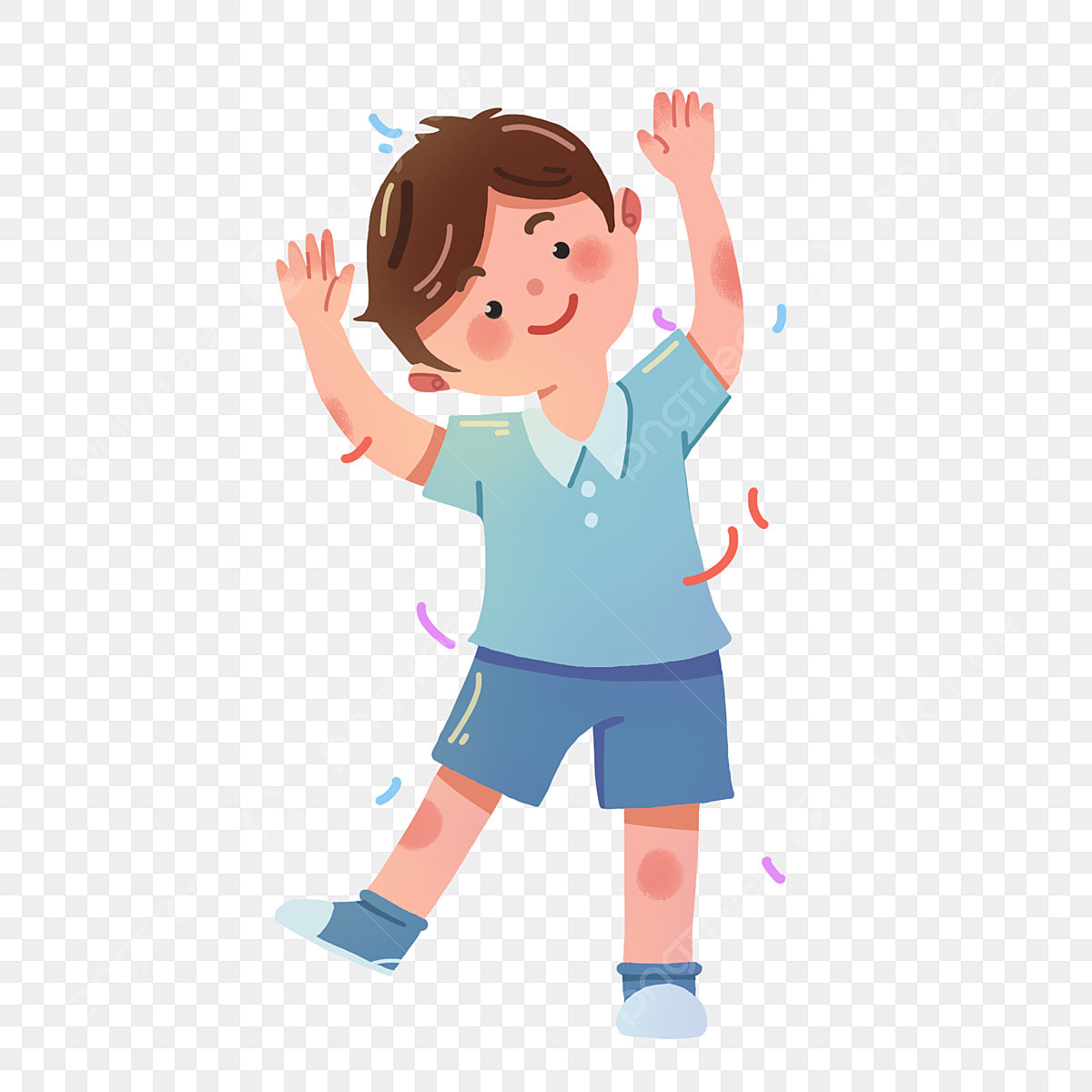 boy dancing clipart