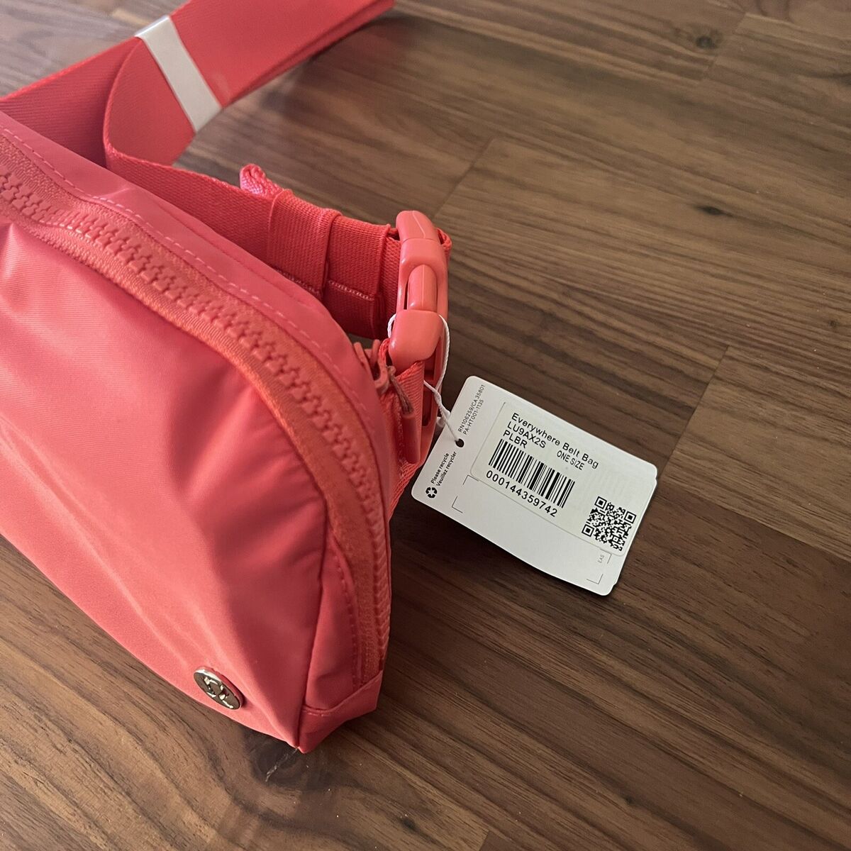 pale raspberry belt bag
