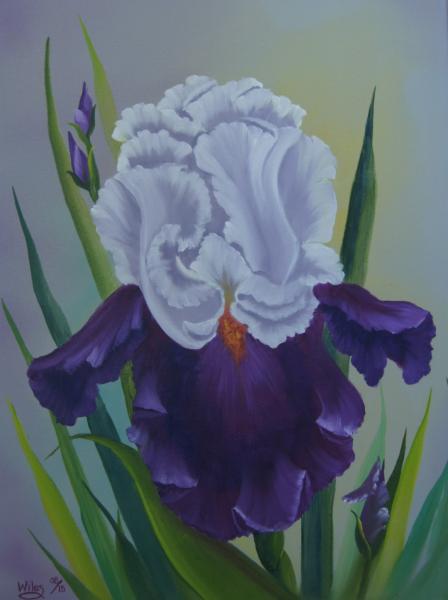 annette kowalski flower painting