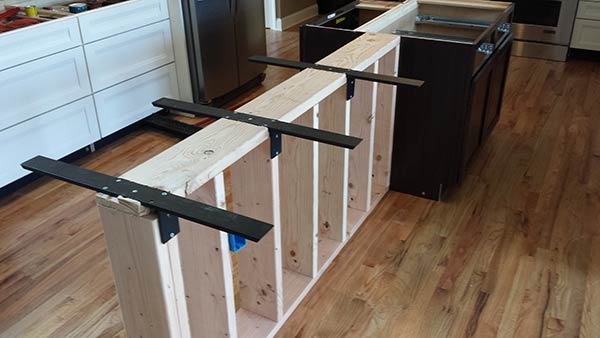 butcher block countertop brackets