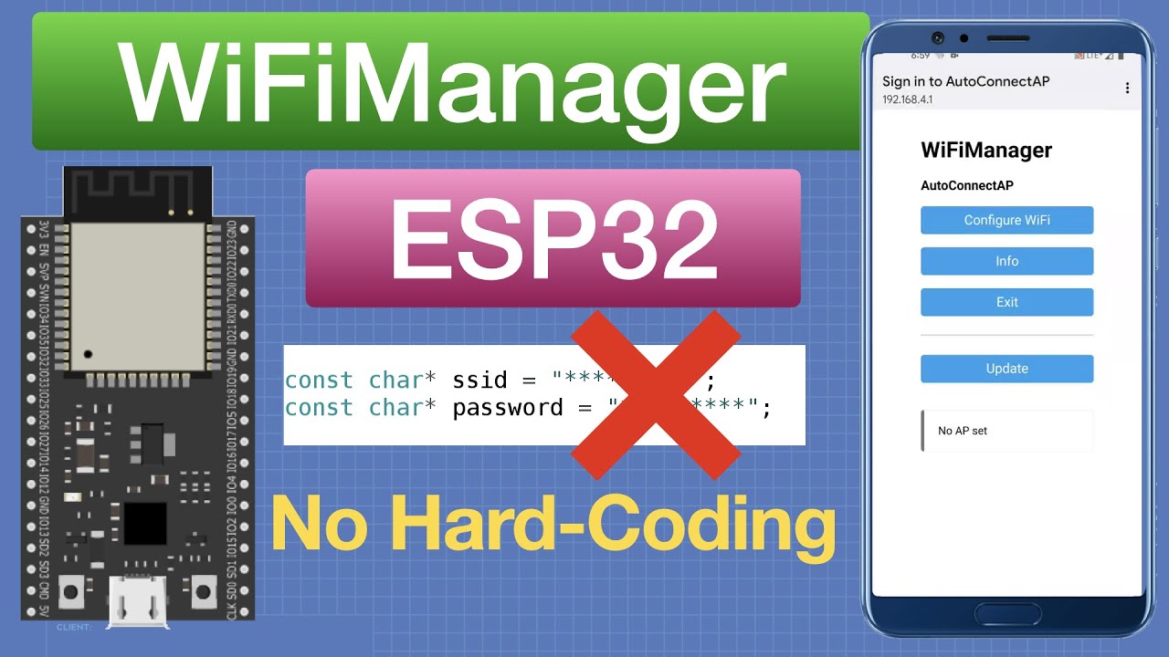 esp32 wifi manager