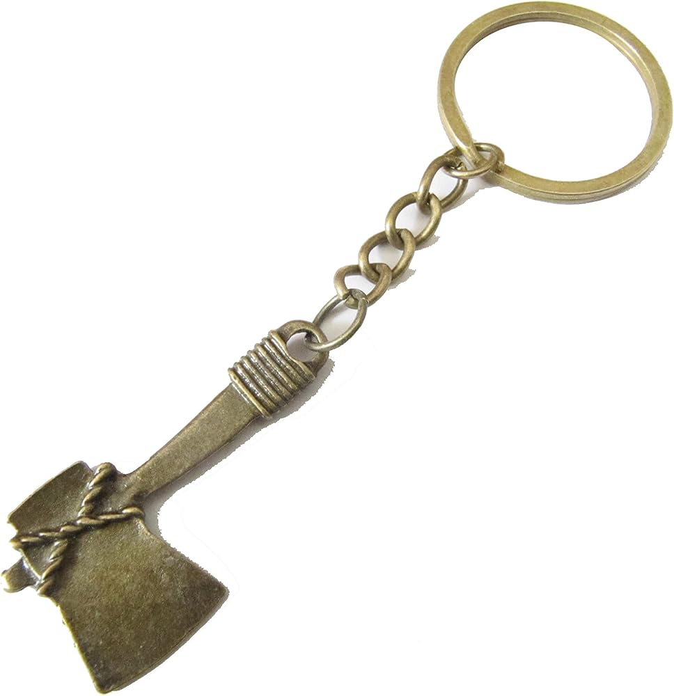 axe keychain