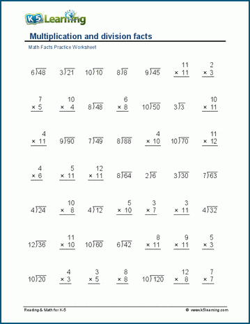 multiplication and division worksheets grade 5 pdf