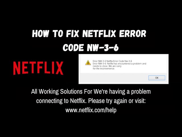 netflix codigo nw-3-6