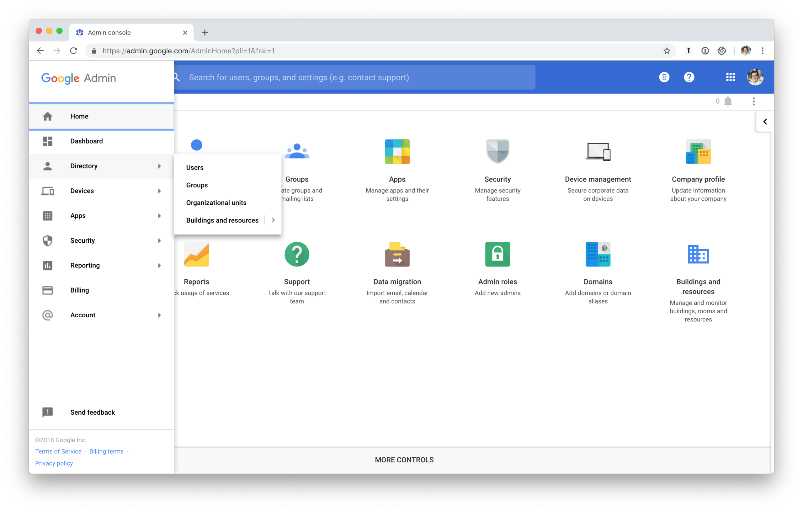 gsuite admin