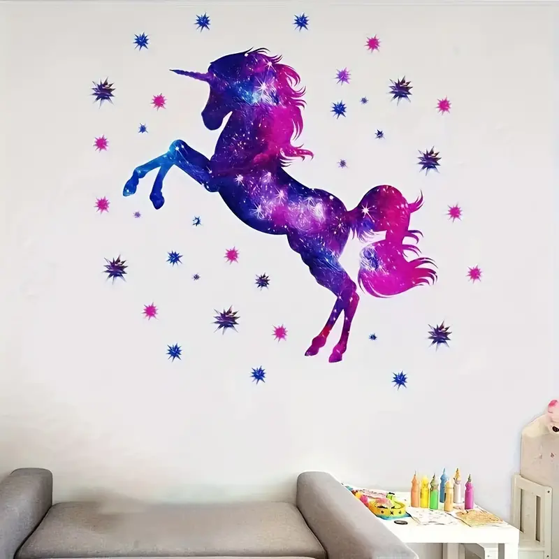 unicorn wall decor stickers