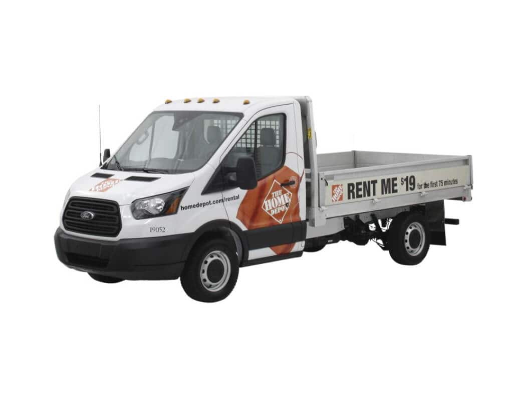 home depot one day truck rental