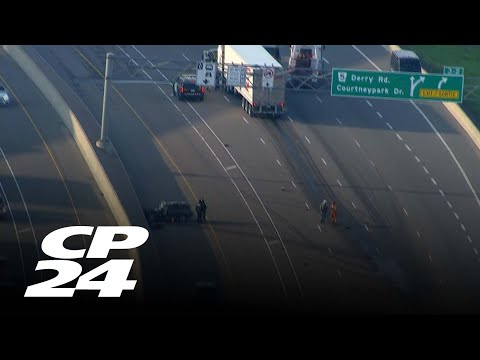 highway 410 brampton accident today