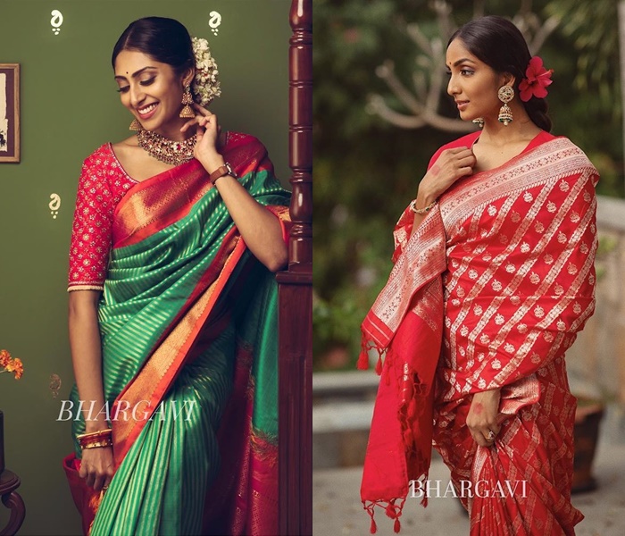 unique blouse designs for silk sarees