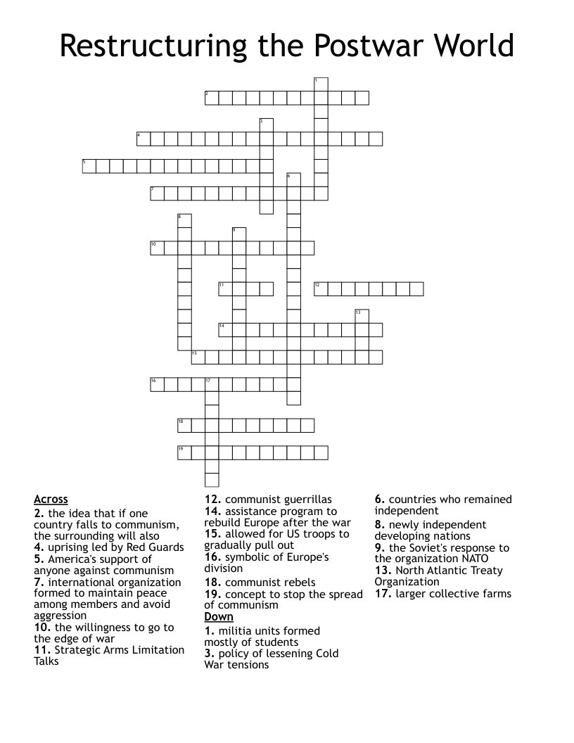 rebuild crossword clue