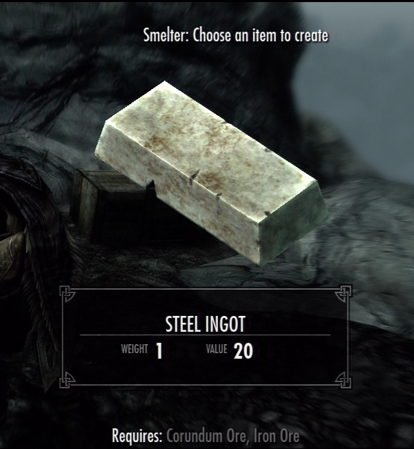 skyrim where to buy iron ingots