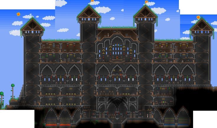 terraria castle schematics