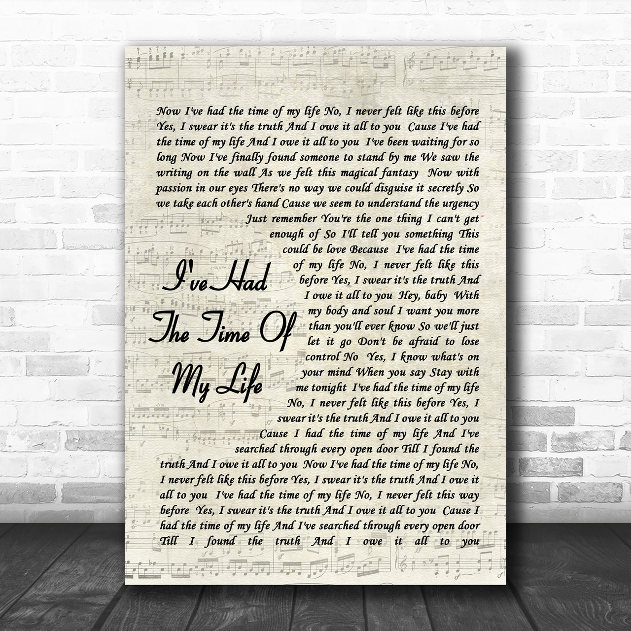 the time of my life lyrics