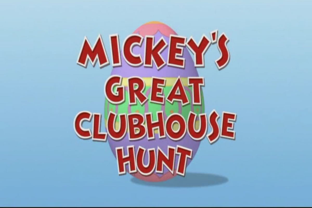 mickey mouse clubhouse easter egg hunt episode