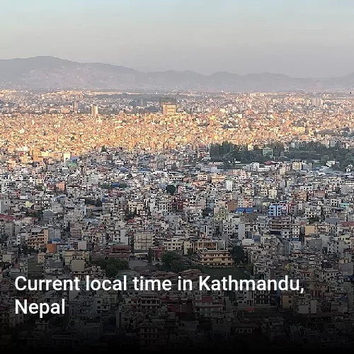 what time is it in kathmandu nepal right now