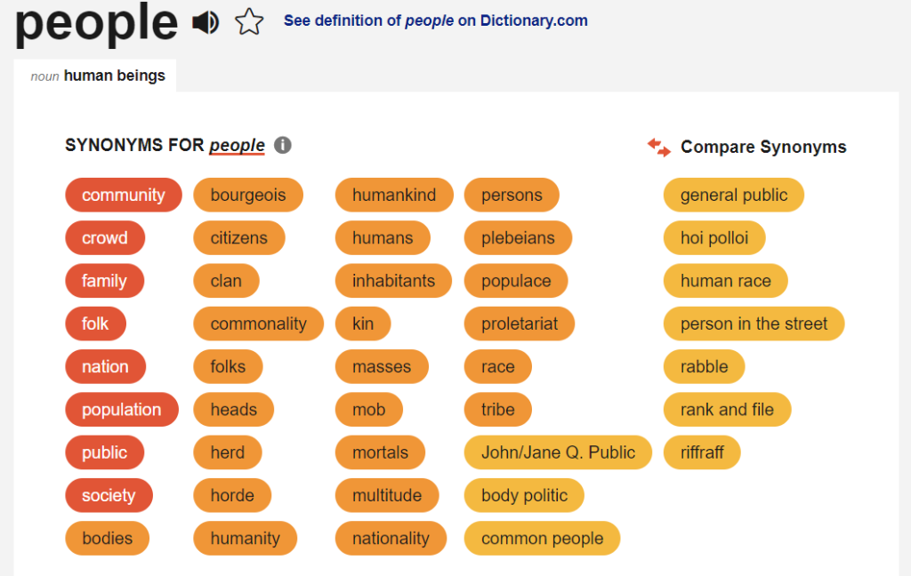 synonym crowd