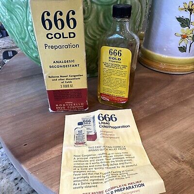 666 cold medicine ebay