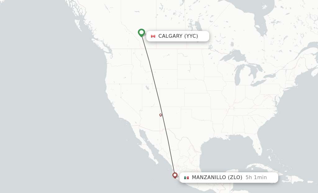 flights to manzanillo from calgary