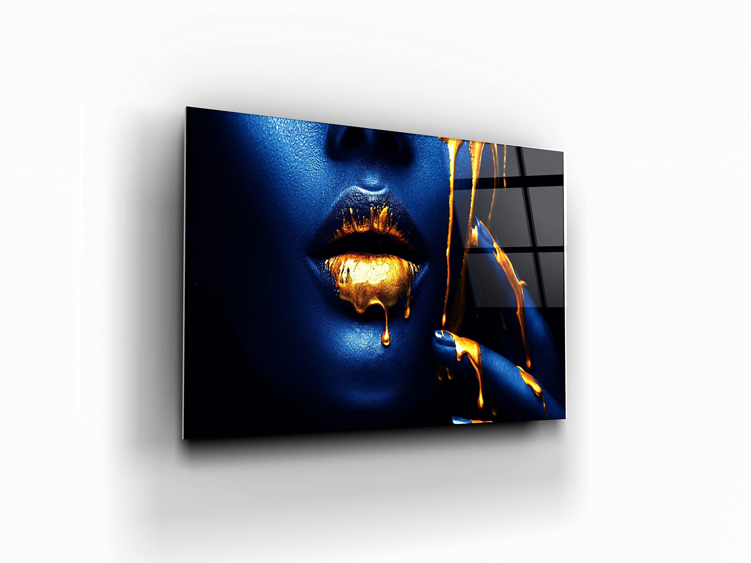 tempered glass wall art