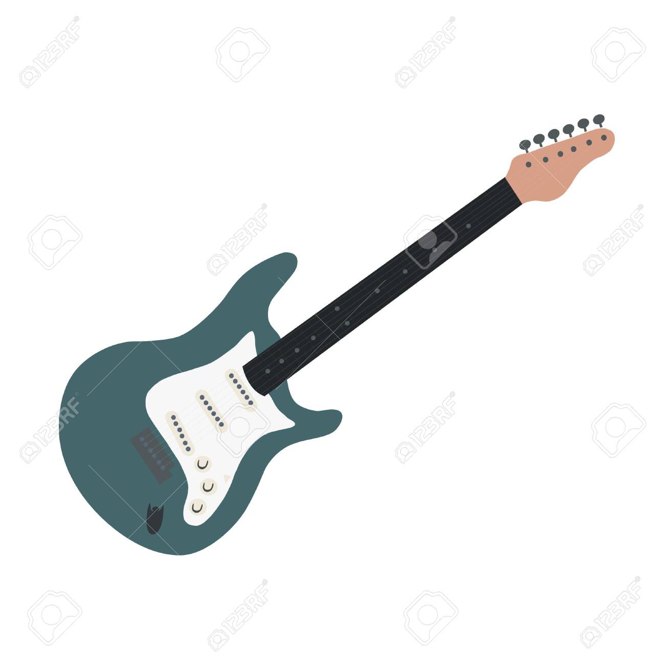 electric guitar vector
