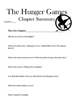 the hunger games chapter summary