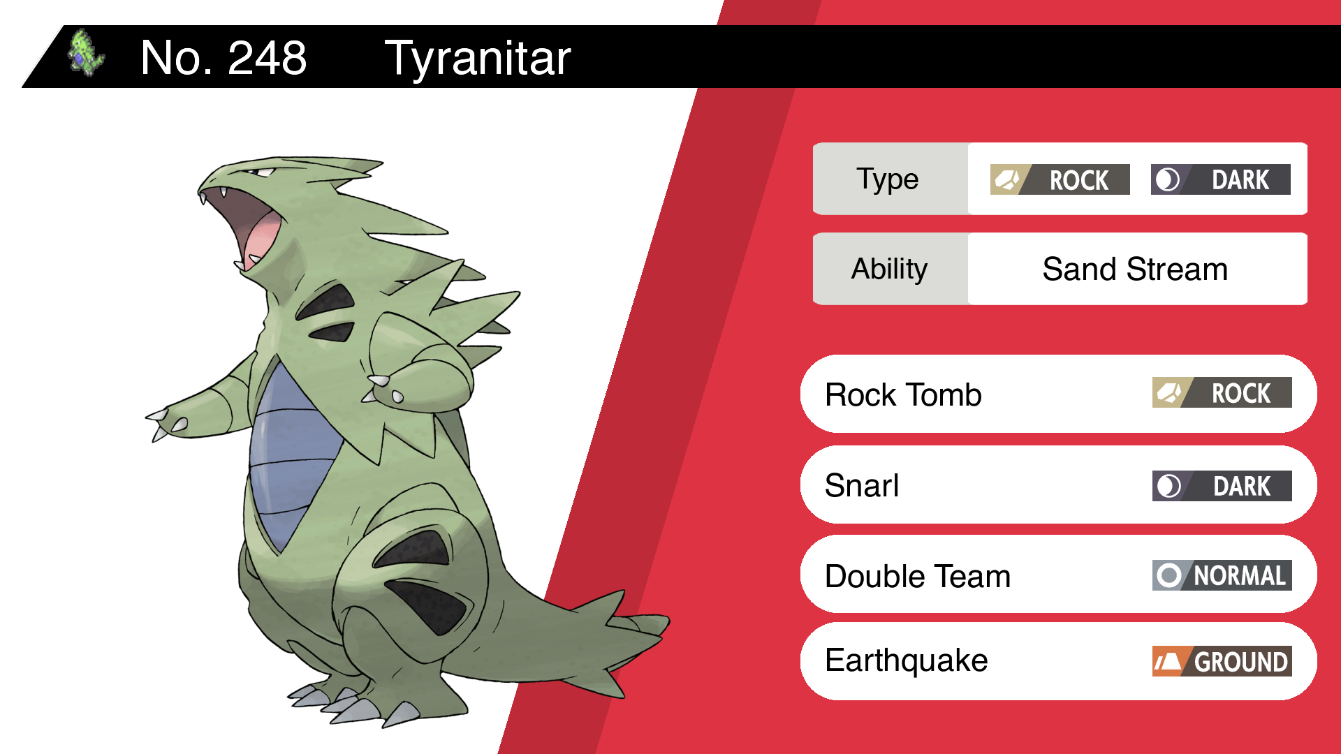 best moves for tyranitar