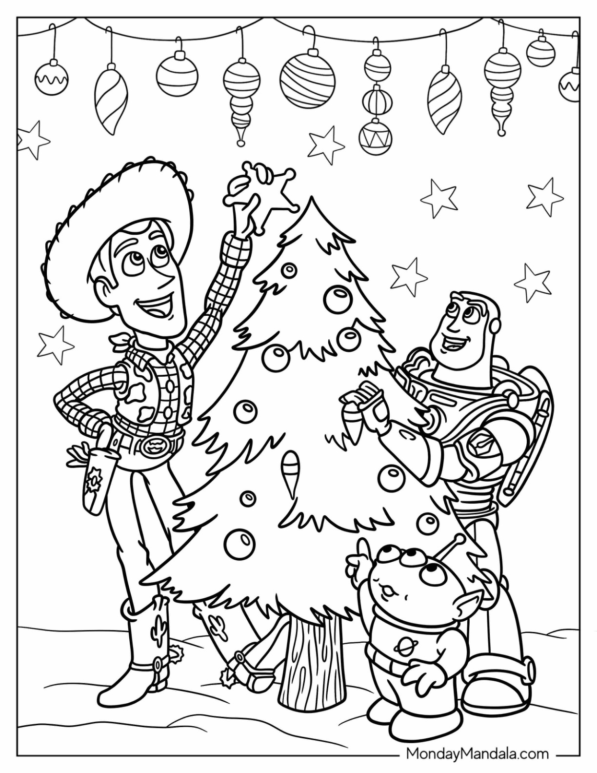 disney christmas coloring pictures