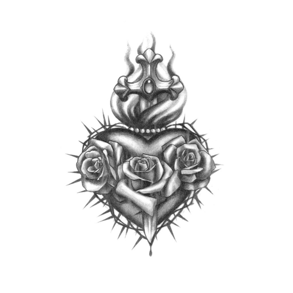 sagrado corazon tatuaje