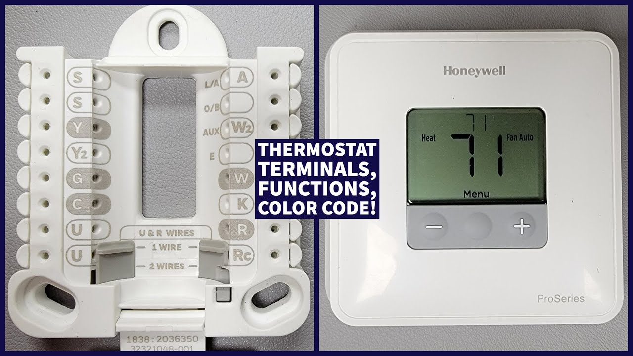 honeywell pro series thermostat wiring
