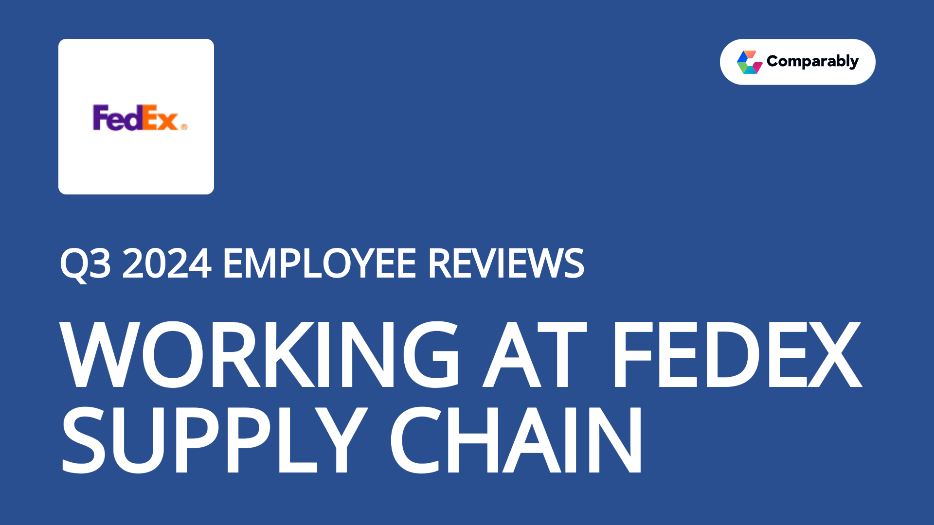 fedex employee reviews