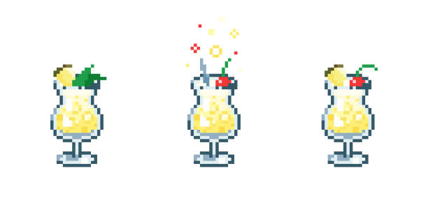 piña pixel art