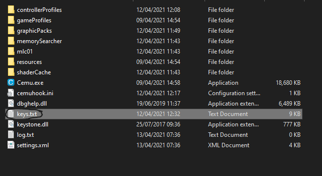 cemu keys.txt