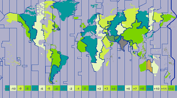 pacific time utc 7