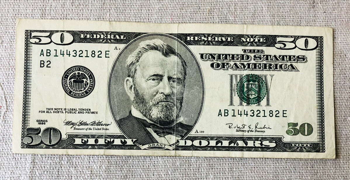 series 1996 fifty dollar bill