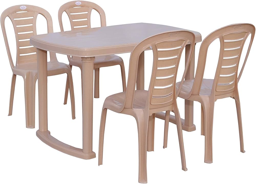 plastic dining table price