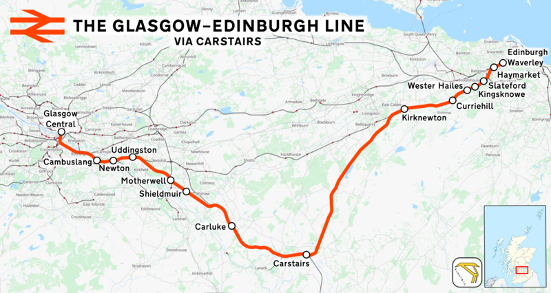 carluke to edinburgh train