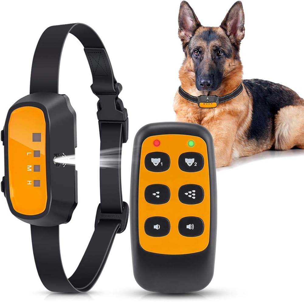 dog bark collar with remote control