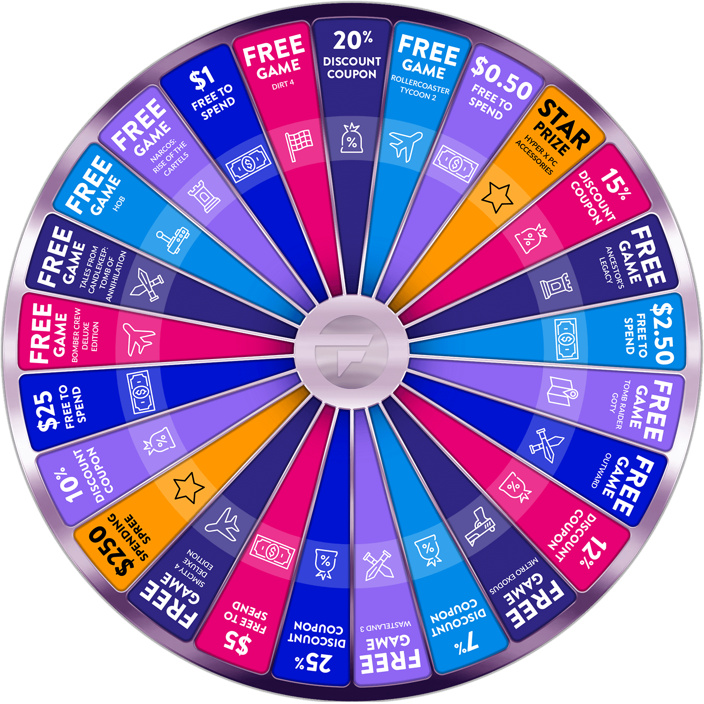 fanatical spin to win