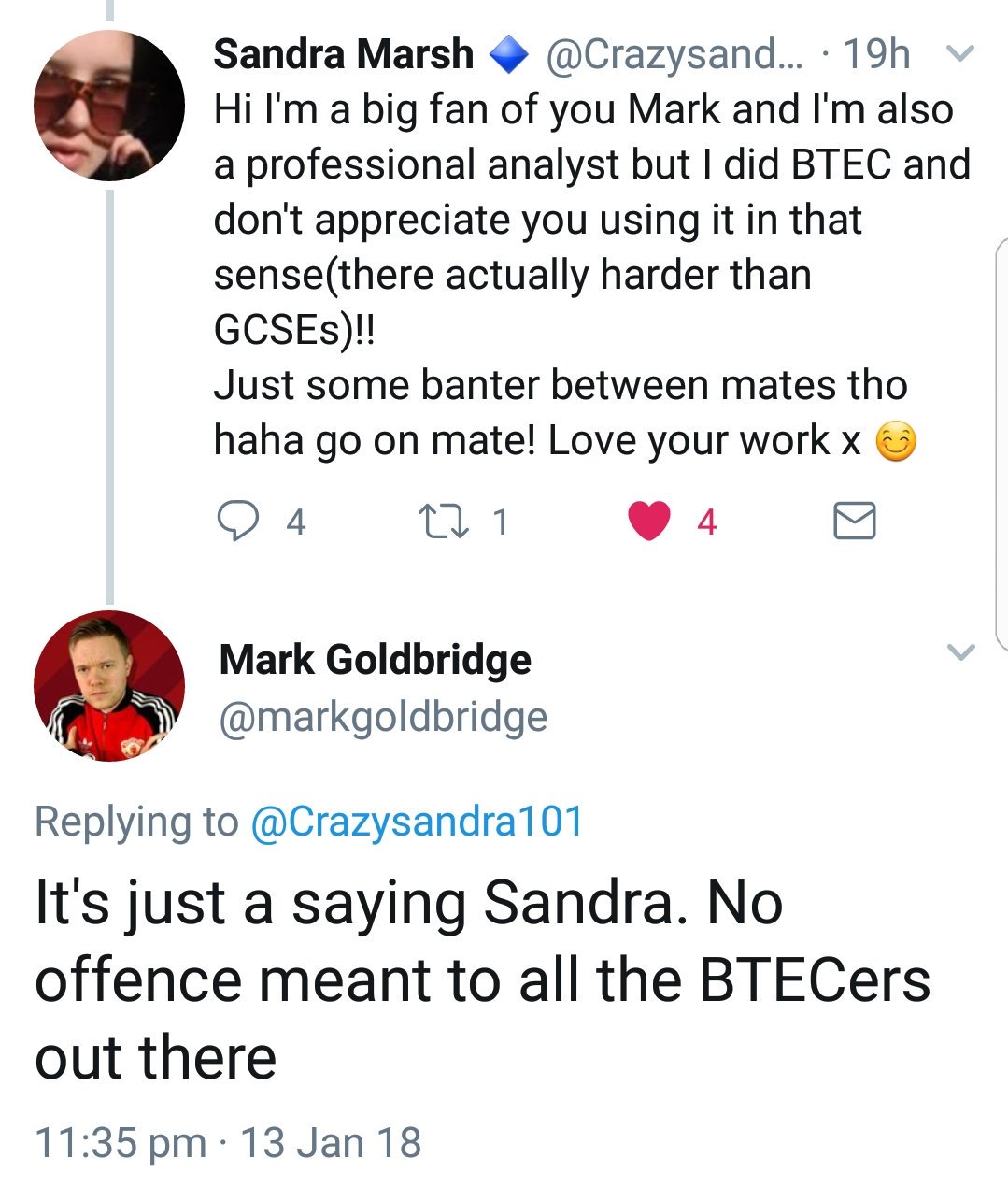 mark goldbridge twitter