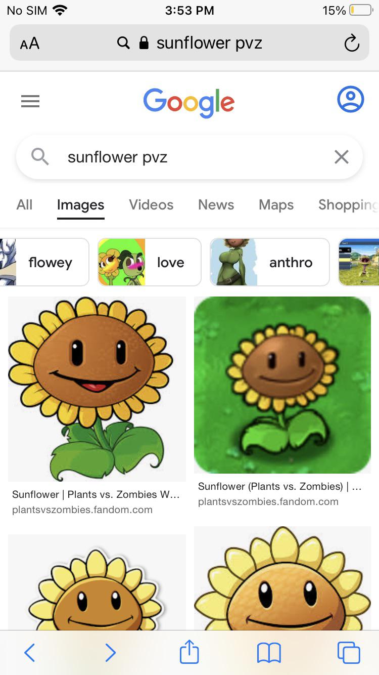 sunflower pvz