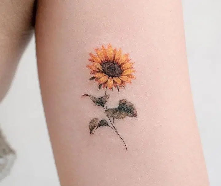 tatuajes de girasoles