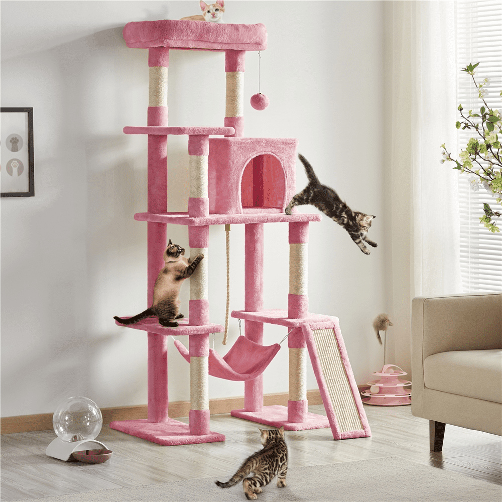 pink cat condo