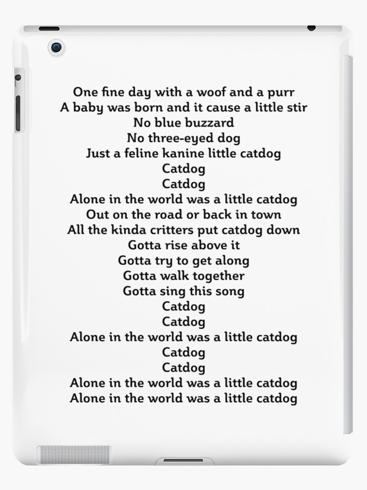 cat and dog english lyrics