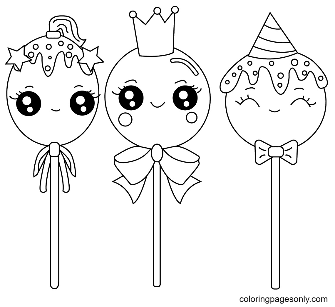 candy coloring pages