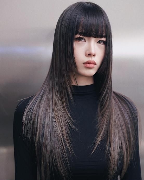 asian haircut long hair