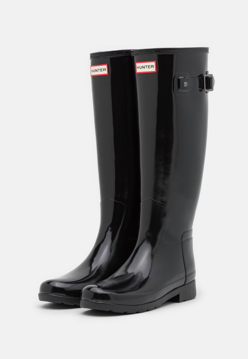 hunter tall gloss boots