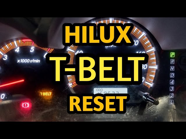 tbelt light on hilux