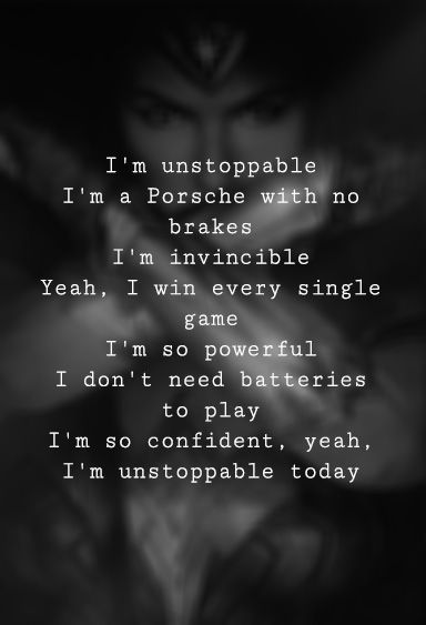 sia unstoppable lyrics